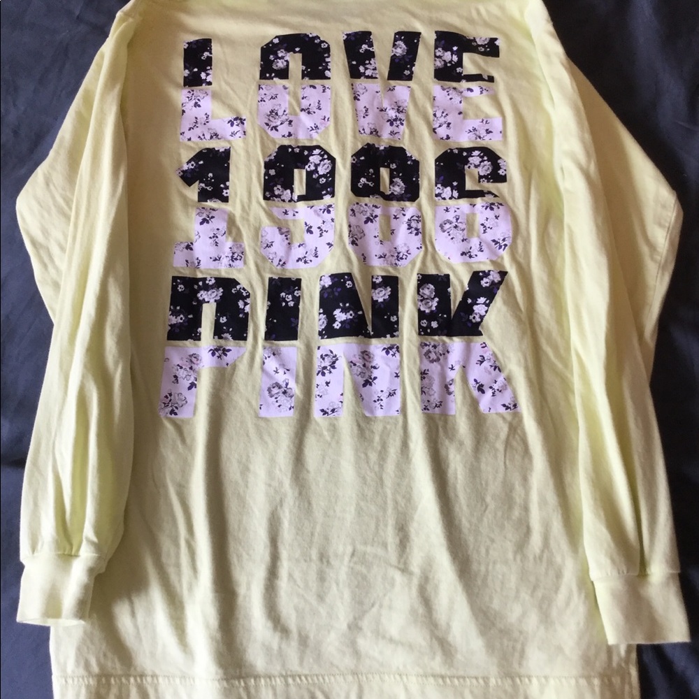 PINK, Lime pastel green, long sleeve tee - GIFTED